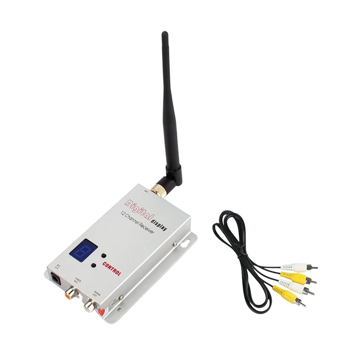 FPV 1.2G 1.3G VRX 12-канальный FPV видеоприемник с цифровым дисплеем -92 дБм для модели FPV Drone RC