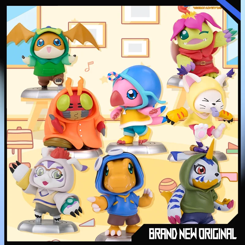 BANDAI Digimon Приключения экшн-фигурки Модель Agumon Gabumon Piyomon Patamon Tailmon глухая коробка Кукла костюм ver. 3 оригинал