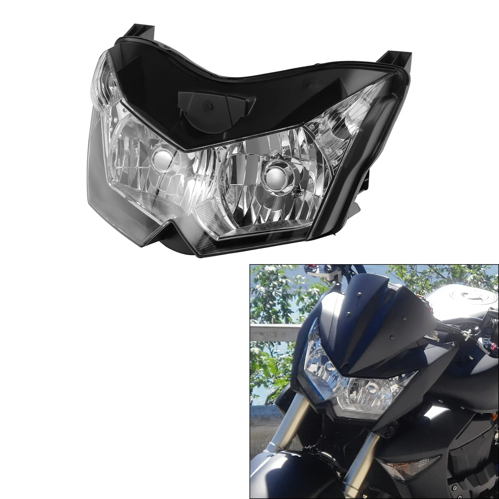 Прозрачные прозрачные накладки для мотоцикла Kawasaki Z1000 ZRT00B 2007-2009 Z750 ZR750L 2007-2010