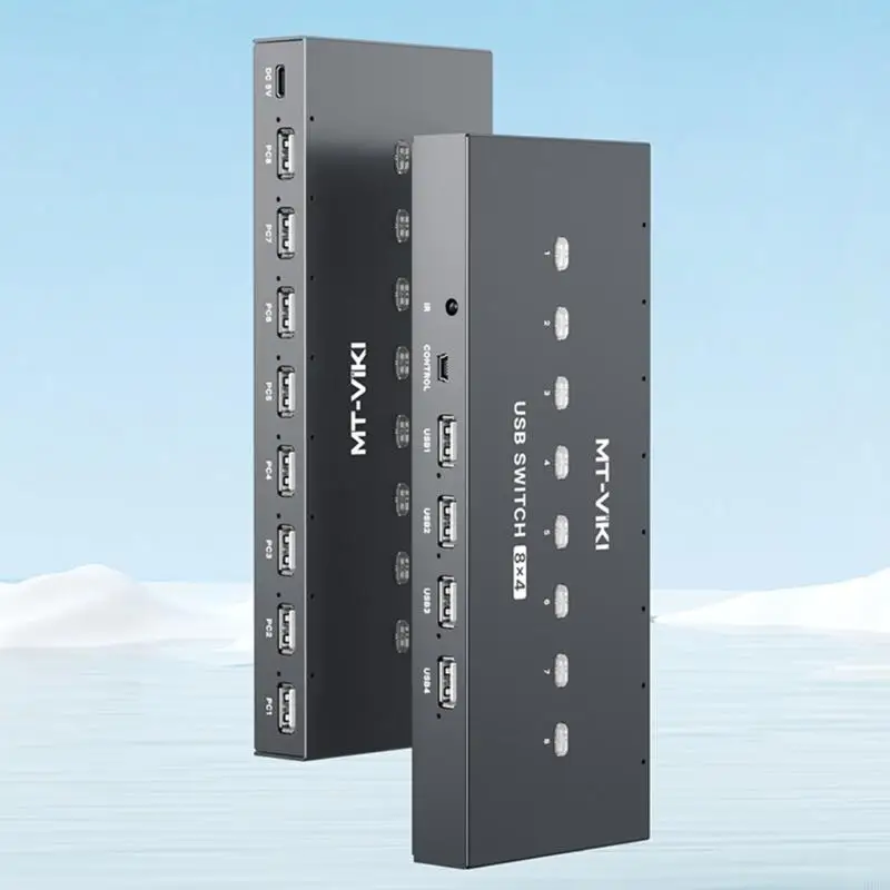 Фото USB -ручное устройство распечатки устройства восемь компьютеров Поделитесь 4 USB -устройства для клавиатур №5