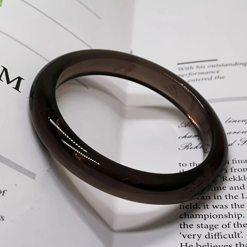 Pulsera Elegante de Obsidiana para Hombre - Estilo Vintage, Piedra Natural, Diseño Moderno and Sencillo