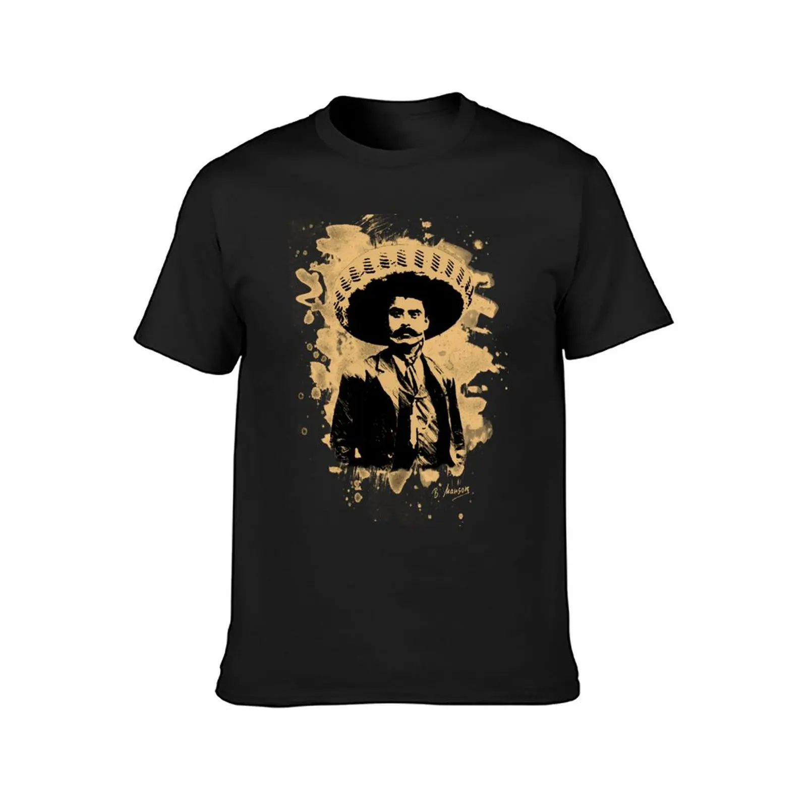 Фото Emiliano Zapata-осветленная искусственная аниме одежда, летняя одежда, мужская одежда №2