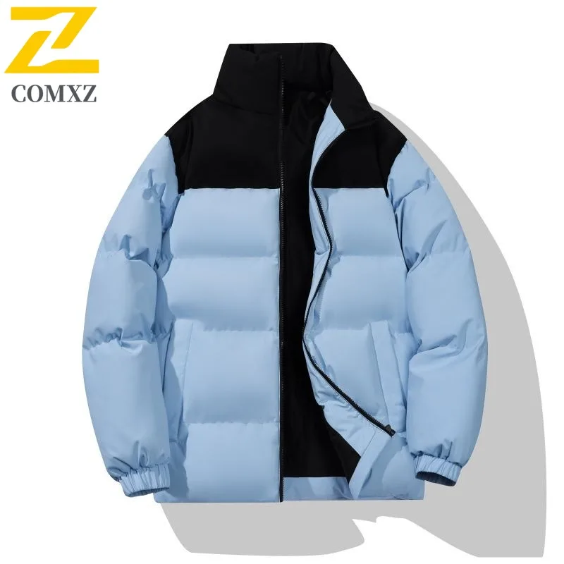 Фото COMXZ Мужская куртка для хлеба, модная классическая цветная куртка для кемпинга, пикника, зимняя подкладка для путешествий, ветрозащитная уличная одежда, пальто-парка №4