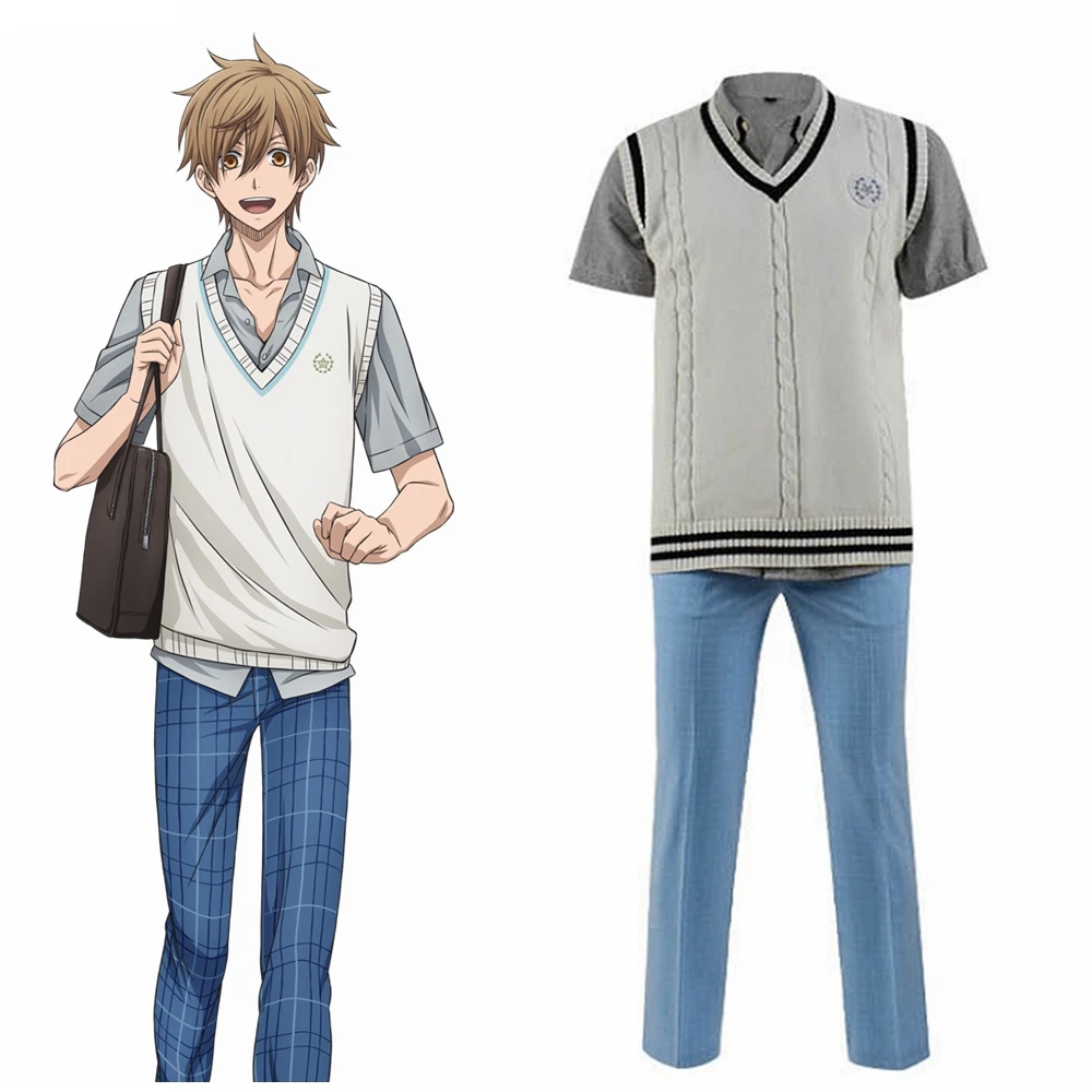 Унисекс аниме Cos Dakaretai Otoko RYO NARUMIYA Косплей костюмы на Хэллоуин и Рождество вечерние костюмы Студенческая Форма платье