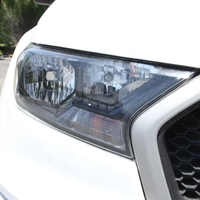 Хит продаж, передние фары в заводском стиле, галогенные фары ДЛЯ Ford Ranger XL/XLT 2019-2022 гг. (черный корпус/димовые линзы)