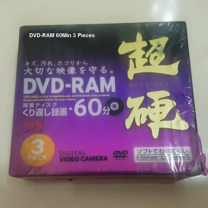 8 см мини DVD RAM диск 2,8 ГБ 60 ГБ для цифровой видеокамеры перезаписываемая 3 шт.