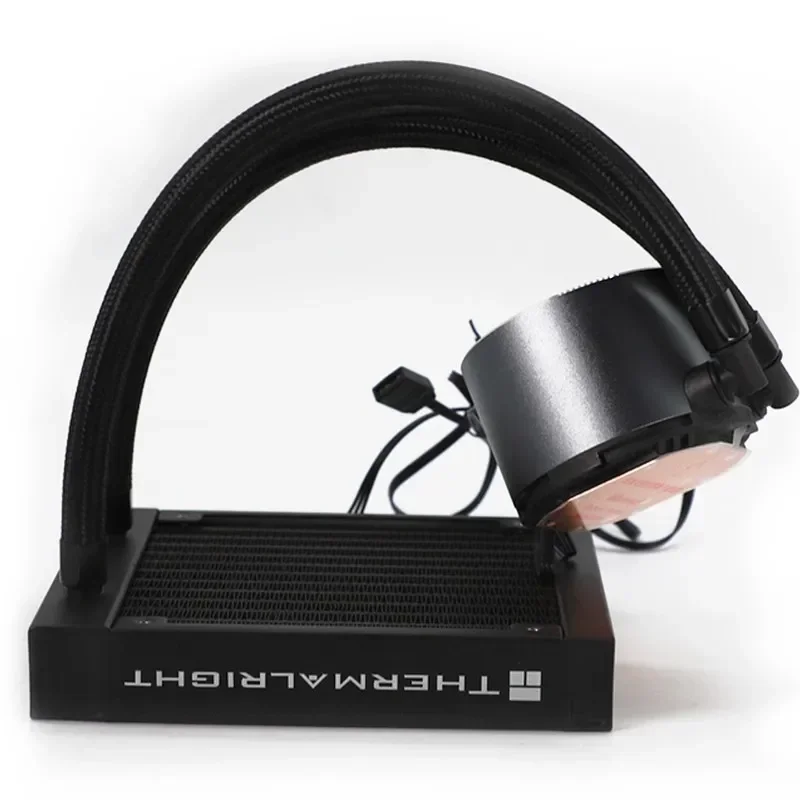 Фото Thermalright Frozen Magic 120 AIO Kit Процессорный кулер Металлический блок + насос + 120 радиатора + вентилятор для Intel AMD для ПК Система водяного охлаждения №3