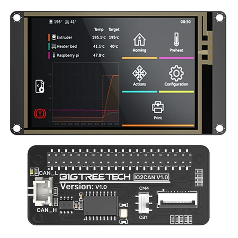 Запчасти для 3D-принтера TFT35 V2.1, ЖК-дисплей для Manta M4P + CB1/M8P + CB1, панель Klipper
