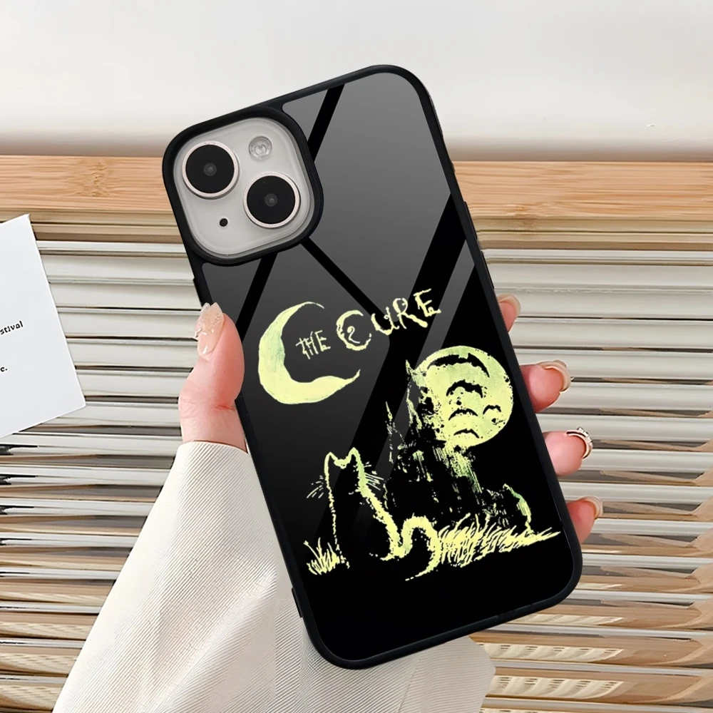 Фото Чехол для телефона Heavy Metal Band The Cure для Iphone 15 Pro Max 14 12 11 13 Mini 6 8 7 Plus X Xs XR PC + TPU Design Задняя крышка №4