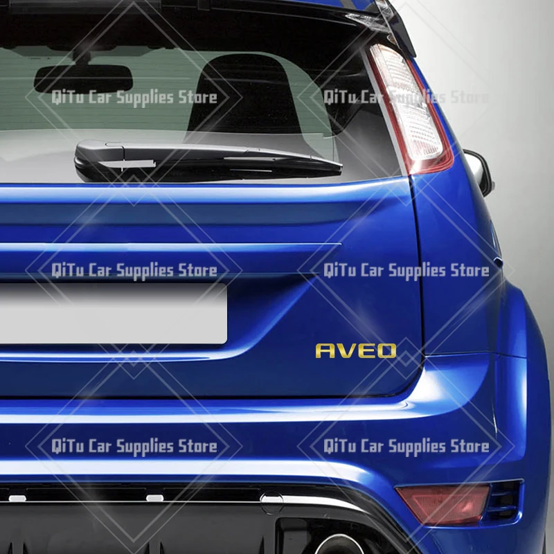 Фото Значок из цинкового сплава для Chevrolet Aveo, наклейка на кузов автомобиля, багажник, крыло, клейкая эмблема, 3D наклейка, надпись, Стайлинг №3