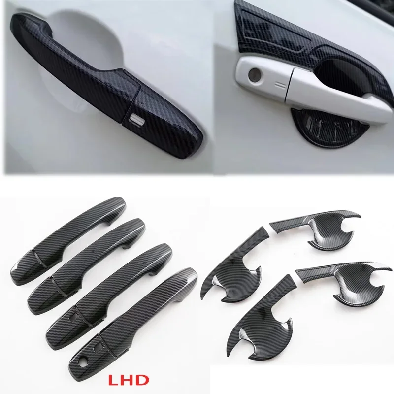 LHD RHD для Toyota Yaris Ativ/Vois 2023 2024, крышка чаши дверной ручки, накладка, защита дверной ручки автомобиля, автомобильные аксессуары