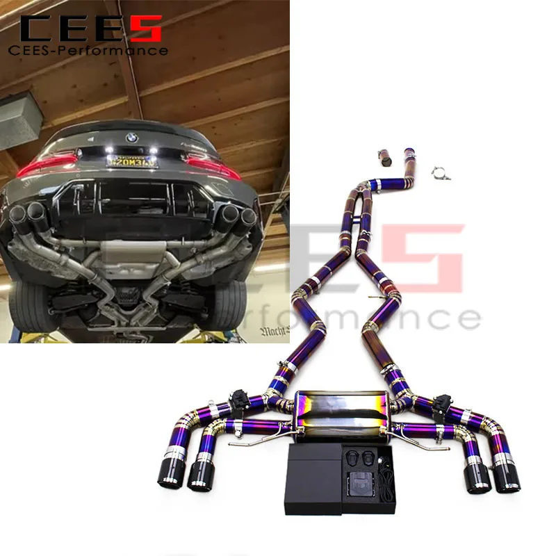 Cees Valvetronic Catback выхлопная труба для BMW M340i/M440i G20 B58 3.0T 2017-2023, высокопроизводительный глушитель выхлопной трубы автомобиля