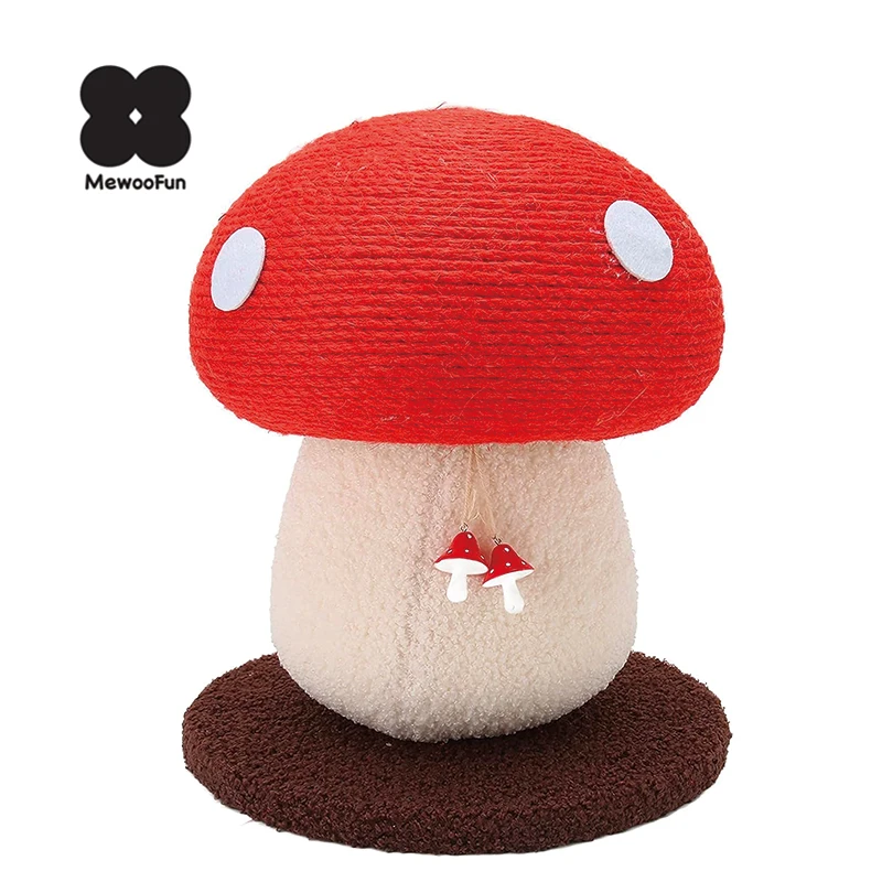 Рамка для лазанья для кошек, сизалевая игрушка для кошек, устойчивая к укусам грибная когтеточка для кошек, дерево