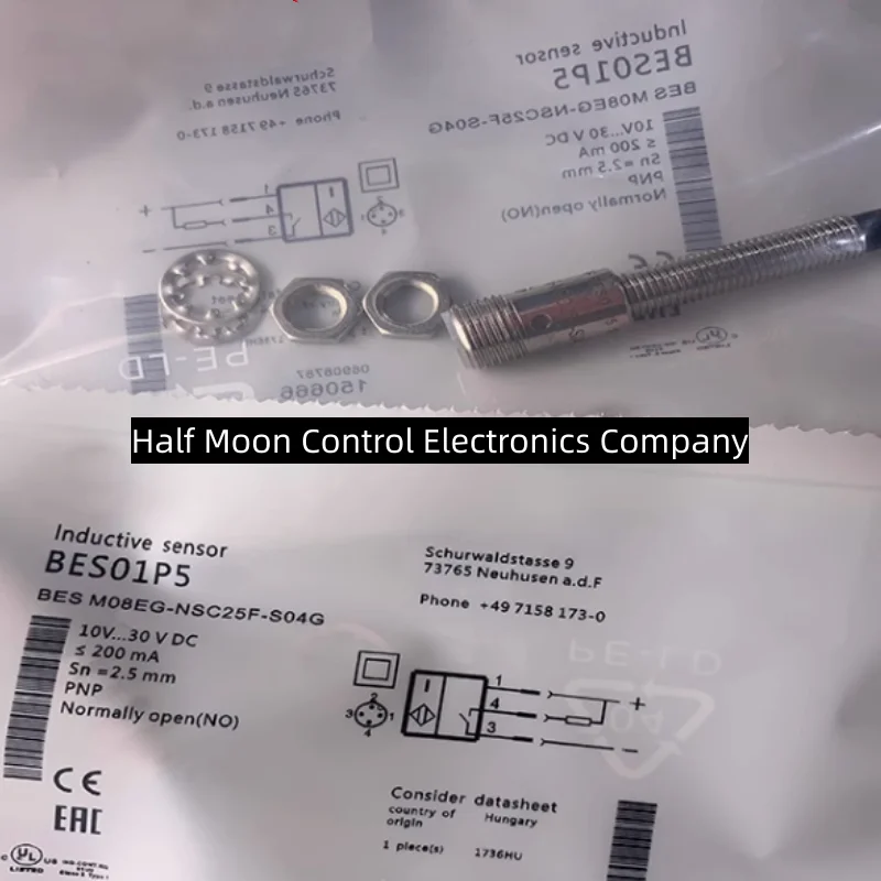 Новые бесконтактные переключатели BES M08EG1-PSC40F-S04G, вилка постоянного тока PNP, нормально разомкнутый датчик