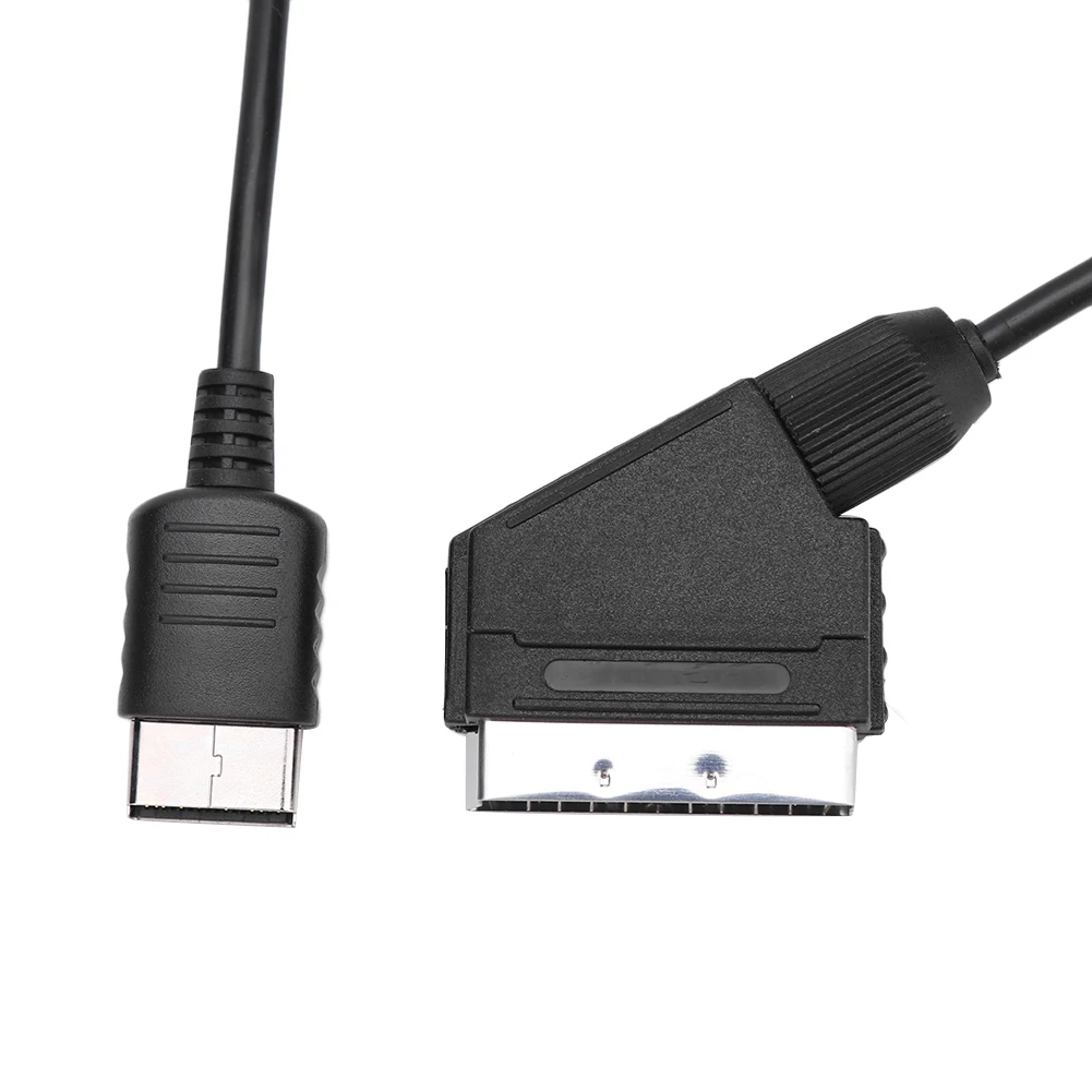 Фото Кабель Scart 1,8 м/6 футов игровой сменный соединительный кабель замена изображения улучшение чтения для SEGA Dreamcast DC №5