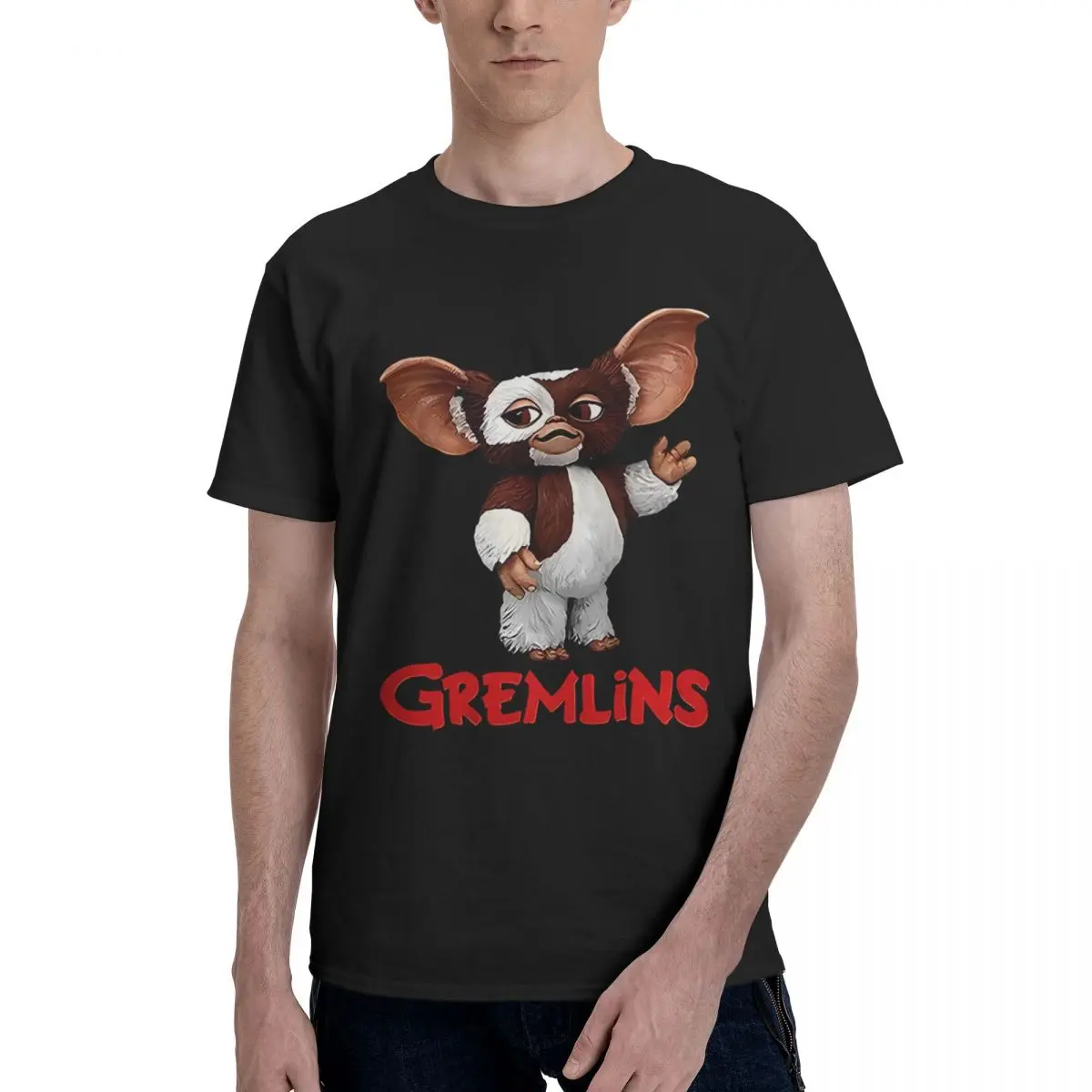 Glemlin Gizmo, повседневные дышащие удобные мужские футболки с изображением Тоторо, забавная рубашка