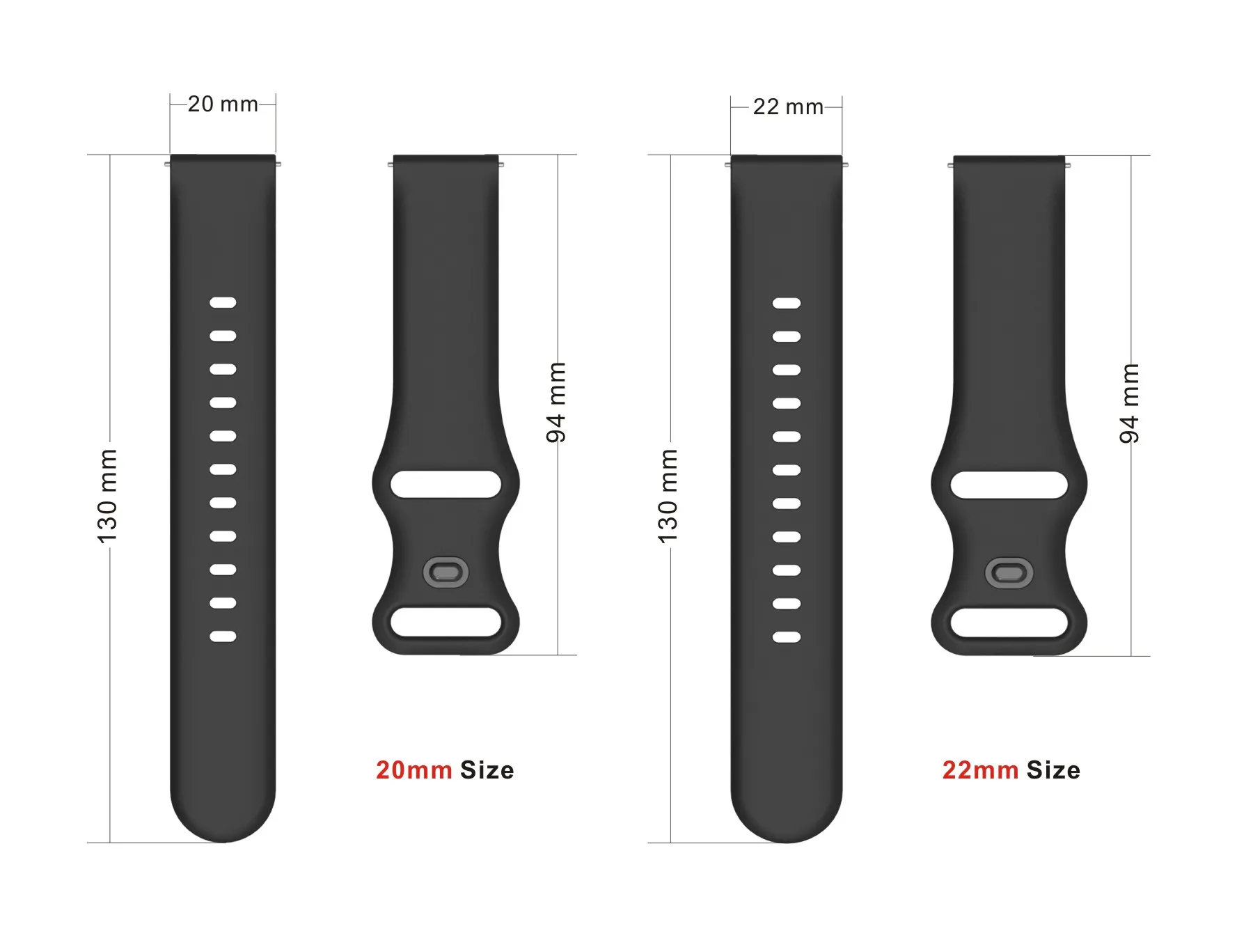 Ремешок силиконовый для Fossil Q GazerFounder 2,0 PExploristGen 5 CarlyleGen 5 Carlyle HR (art.: 3920c264bf4cd) - 3920c264bf4cd