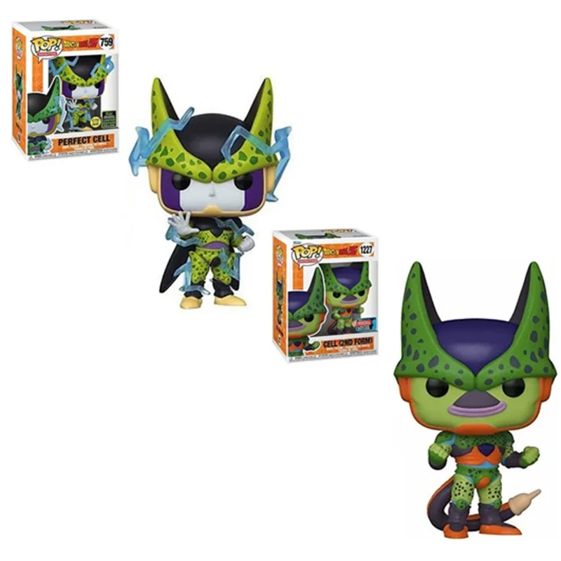 Funko POP Dragon Percect Cell #759 шары Z CELL 2ND FORM #1227 Коллекционная модель игрушки для детей подарок на день рождения
