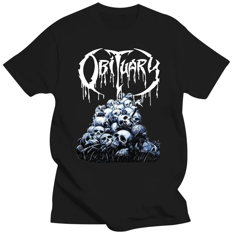 Новая модель OBITUARY 2025 года — КАУС СМЕРТЬ — ФУТБОЛКА
