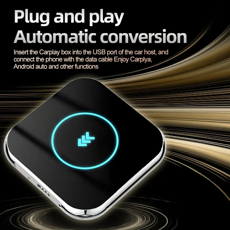 Фото Новый модный автомобильный Стайлинг Android 13, Carplay AI Box, беспроводной адаптер Carplay, автомобильные аксессуары Android для Mercedes-Benz AMG GT C190 №3