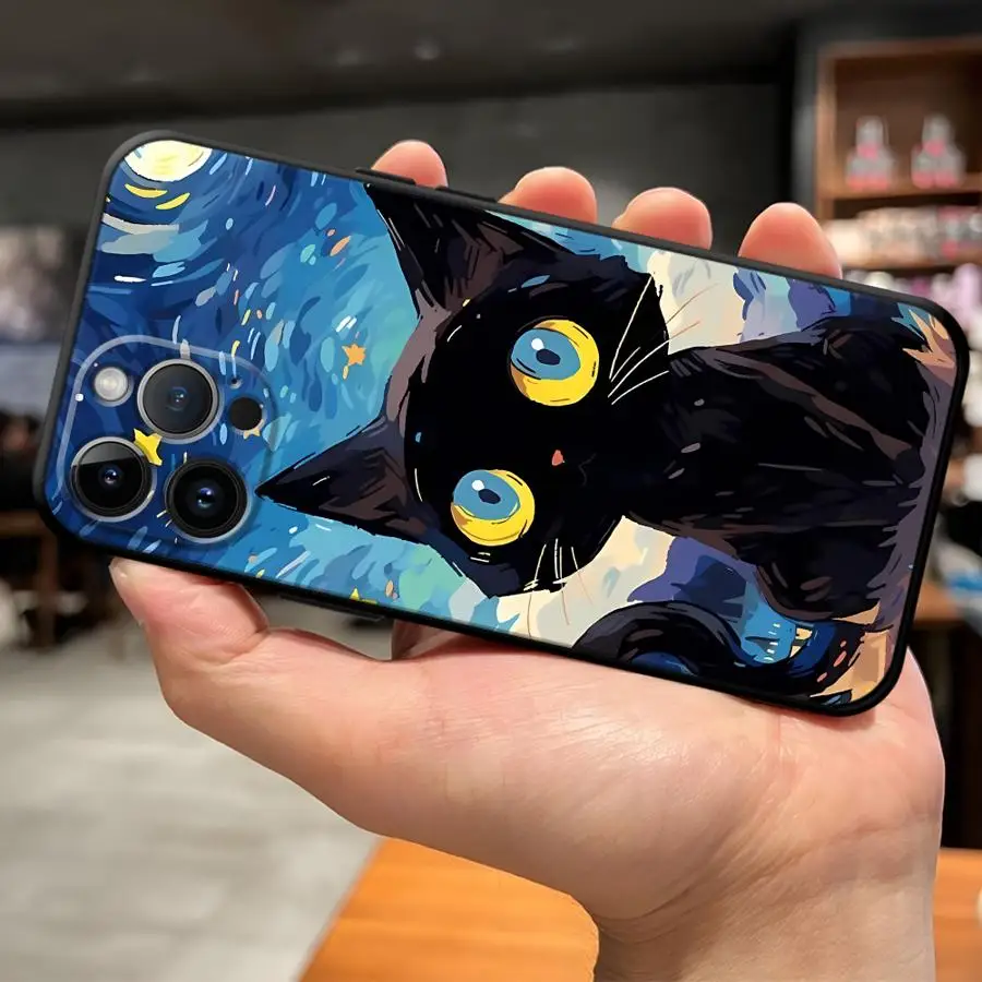 Фото Чехол Van Gogh Art для iPhone 17 16 Pro Max 17Air SE 13 Mini 15 Plus 7 8 14 X XS XR 11 12 Мягкая задняя крышка для телефона №4