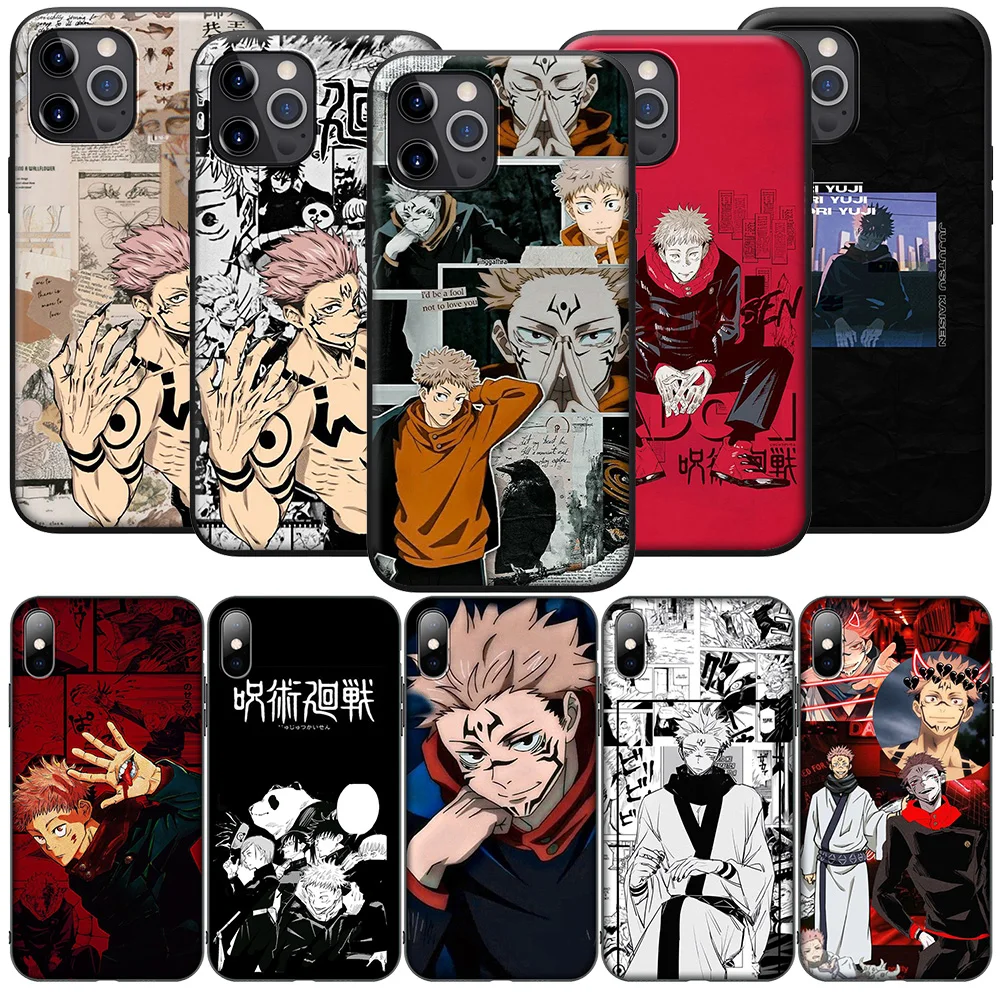 FL90 Jujutsu Kaisen Itadori Yuji НОВЫЙ чехол для телефона Samsung Galaxy A15 S10E S9 S8 S7 Note 20 10 9 8 Plus Lite