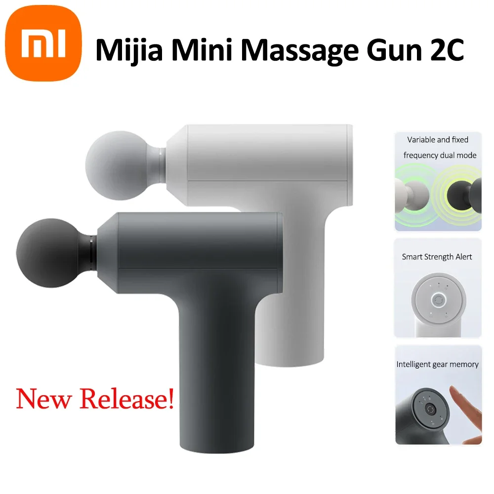 Xiaomi Mijia Mini Fascia Gun 2C Thrust 12 кг Smart Gear Memory Портативный 2500 об/мин высокоскоростной массажный инструмент