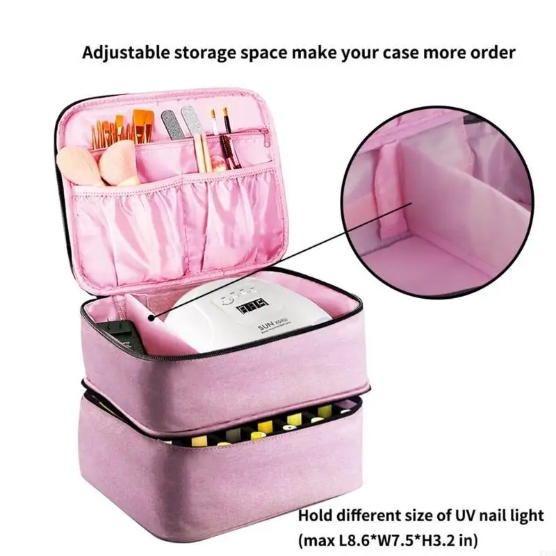 340D Сумка для организатора Nailpolish Bag Hailpolish Box, несущая сумка для переноски Сумки специального назначения