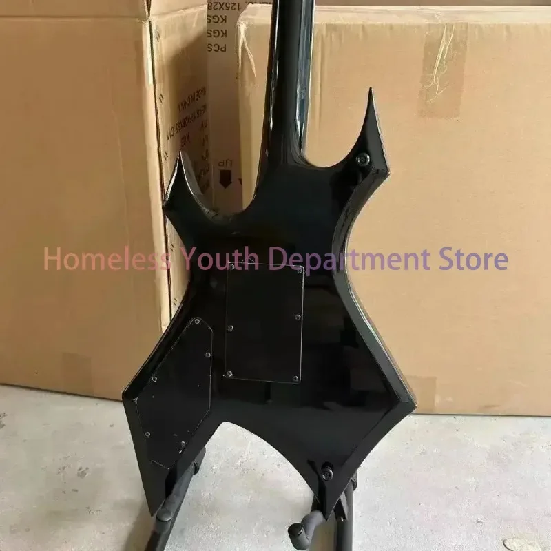 Фото Гитара B.C.Rich Warlock, мост Floyd Rose Vibrato, стопорная гайка для струны, активный звукосниматель, соединительная плата Hellfire №4