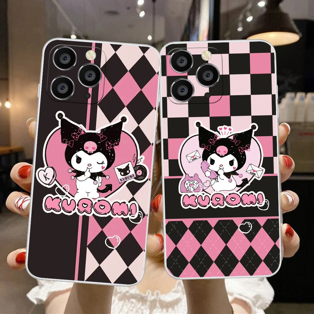 Фото Ультратонкий чехол для Realme Narzo 50i 50A N53 N55Prime C31 C33 C35 C53 C55 C63 C61 C65 C67 C75 Soft Cover TA-23 Kuromi №2