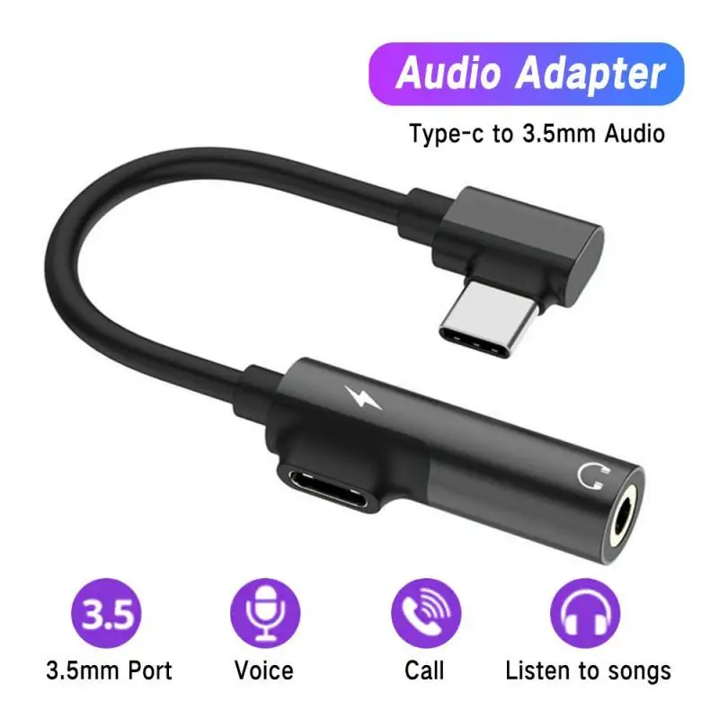 USB C к 3 5 мм Aux адаптер Тип C 3 5 Jack аудио кабель аксессуары для телефона переходник для кабеля USB Тип C USB C адаптер для наушников