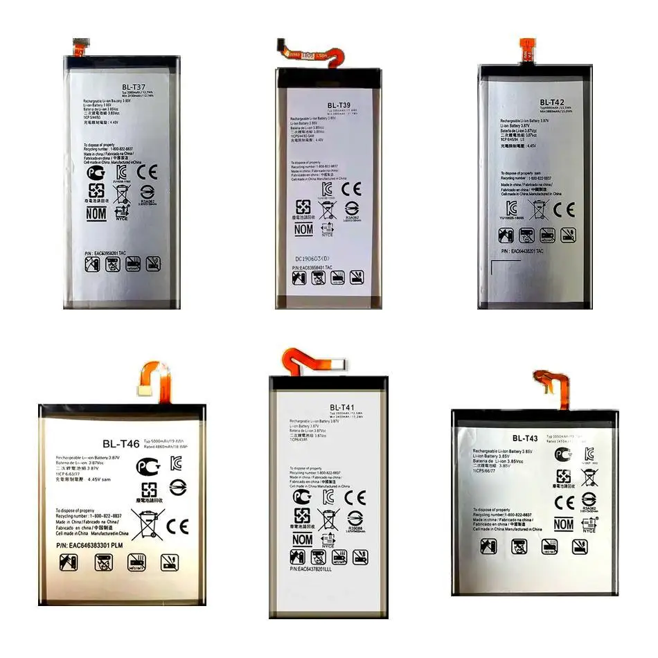 BL-T43 BL-T41 BL-T39 Аккумулятор для LG G7 G8 G8s V40 V50 V60 Thinq G710 LM-G810 Lmg820qm7 Lmg820um1 Lmv600vm Q710 5G 2018