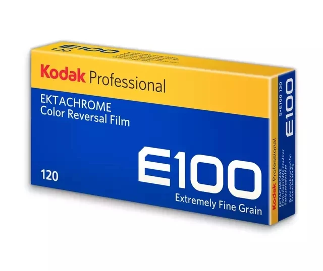 Фото 1-5 рулонов Kodak Professional Ektachrome E100, цветная перевернутая положительная пленка 120, время початнения ISO100 (2025) №2
