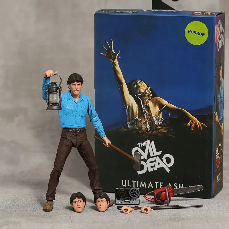 NECA злые мертвецы 40-я годовщина Ash Ultimate экшн-фигурка игрушка Коллекционная модель