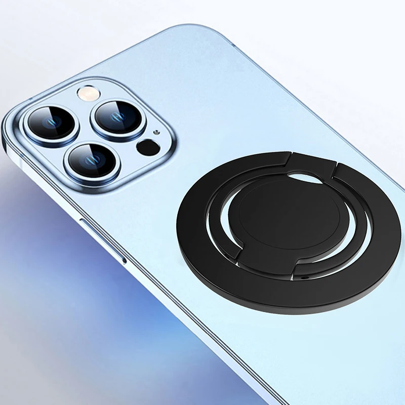 Фото Магнитный кольцевой держатель для сотового телефона, совместимый с iPhone 12, 13, 14, серии MagSafe, съемная подставка для сотового телефона №4