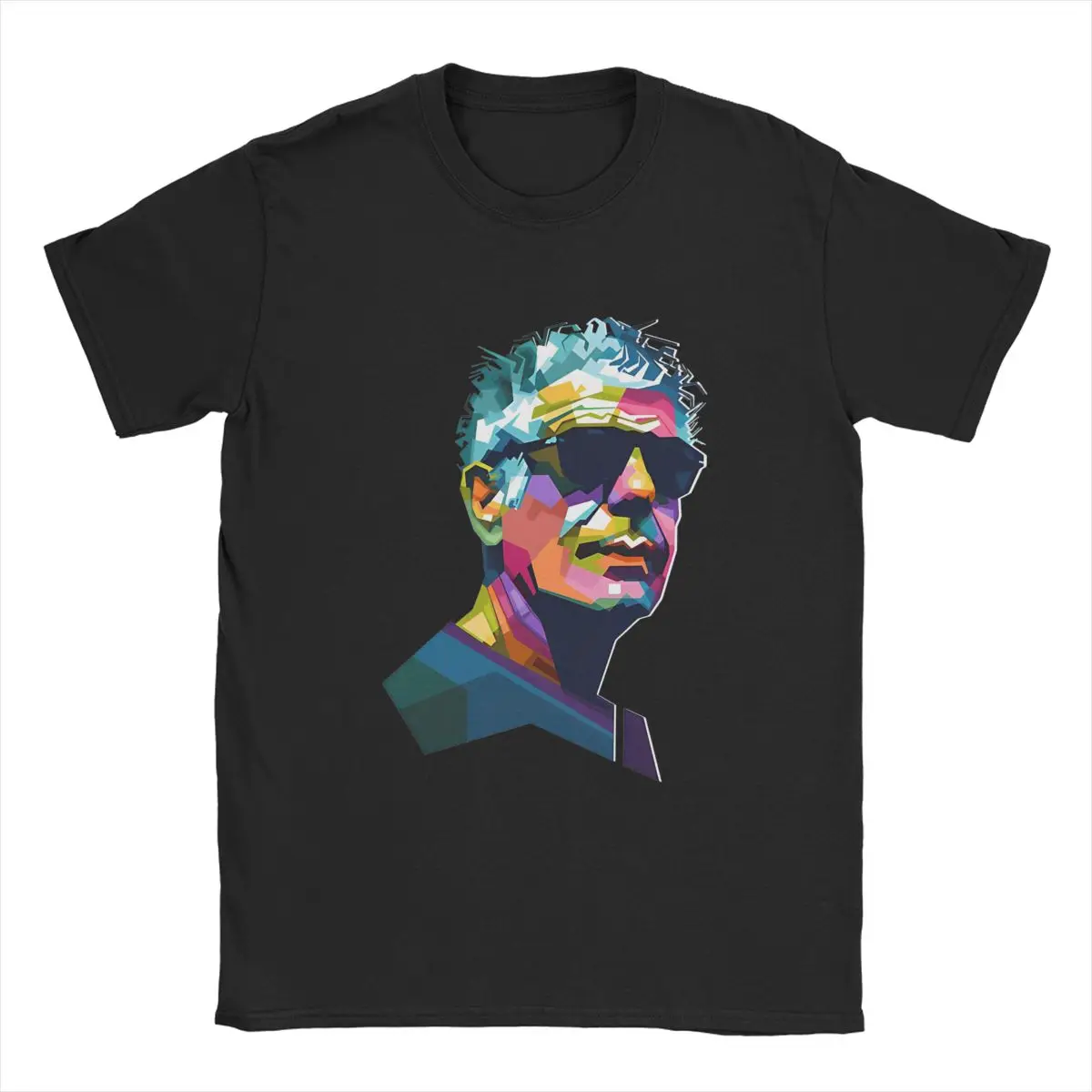 Футболка мужская с принтом Энтони бердэн WPAP, хлопковая тенниска с коротким рукавом и круглым вырезом, Fanart