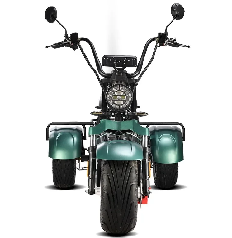 Трехколесный электрический трехколесный скутер citycoco trike для взрослых, 2000 Вт, с большим аккумулятором и дальним приводом, новый дизайн, 40 Ач (art.: 3920c3c7108cb) - 3920c3c7108cb