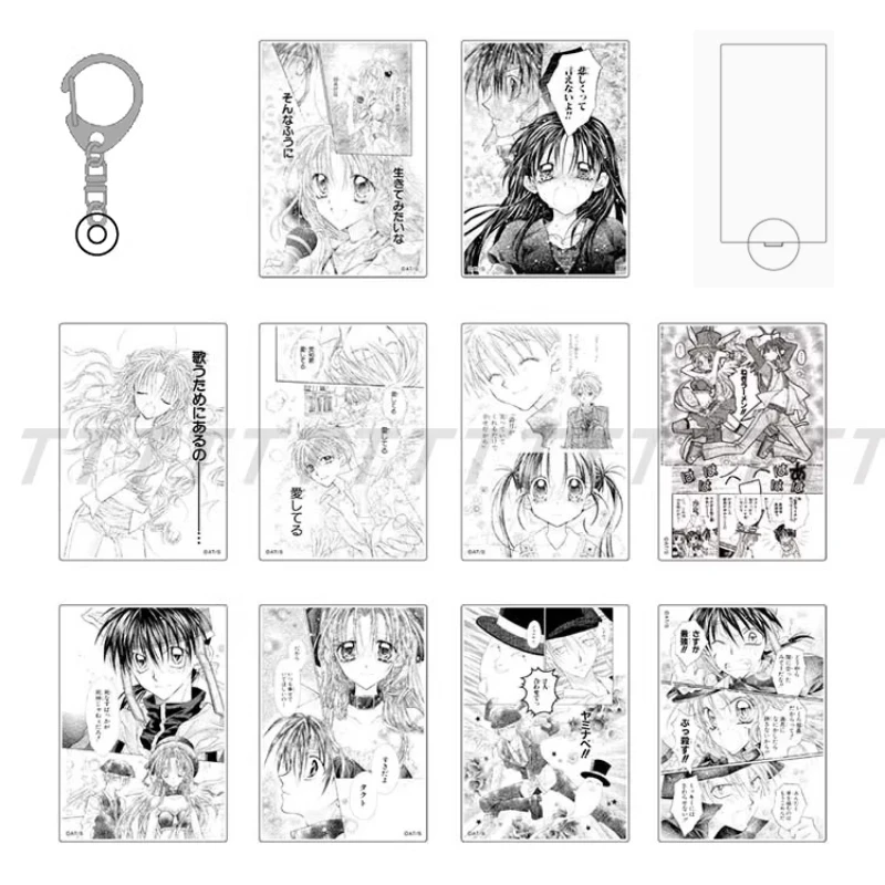 Игра Takuto Kira Meroko Yui Fullmoon Kouyama Mitsuki, акриловая фигурка-подставка, кукла, аниме-брелок, модель, тарелка, игрушка для косплея в подарок