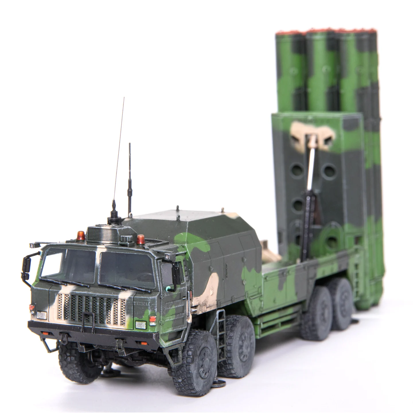 AM 1/72 Китай HQ-19 Система ракетного запуска (камуфляж джунглей) Модель статического готового продукта