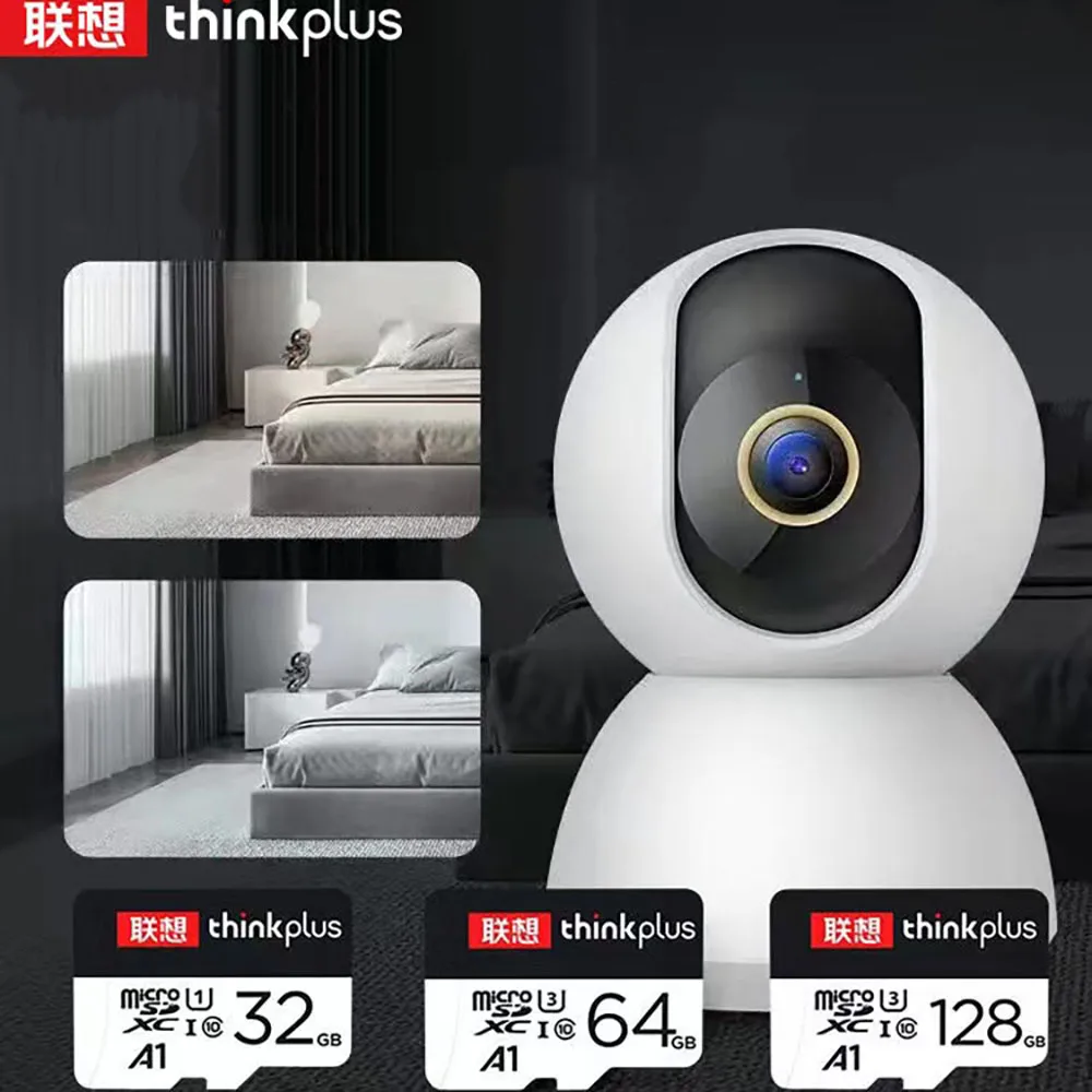 Фото Микро SD-карта Lenovo Thinkplus, 128 ГБ, 64 ГБ, 32 ГБ, 16 ГБ, высокоскоростная мини-карта памяти, TF-карта класса 10, 512 ГБ, 256 ГБ для телефона №3