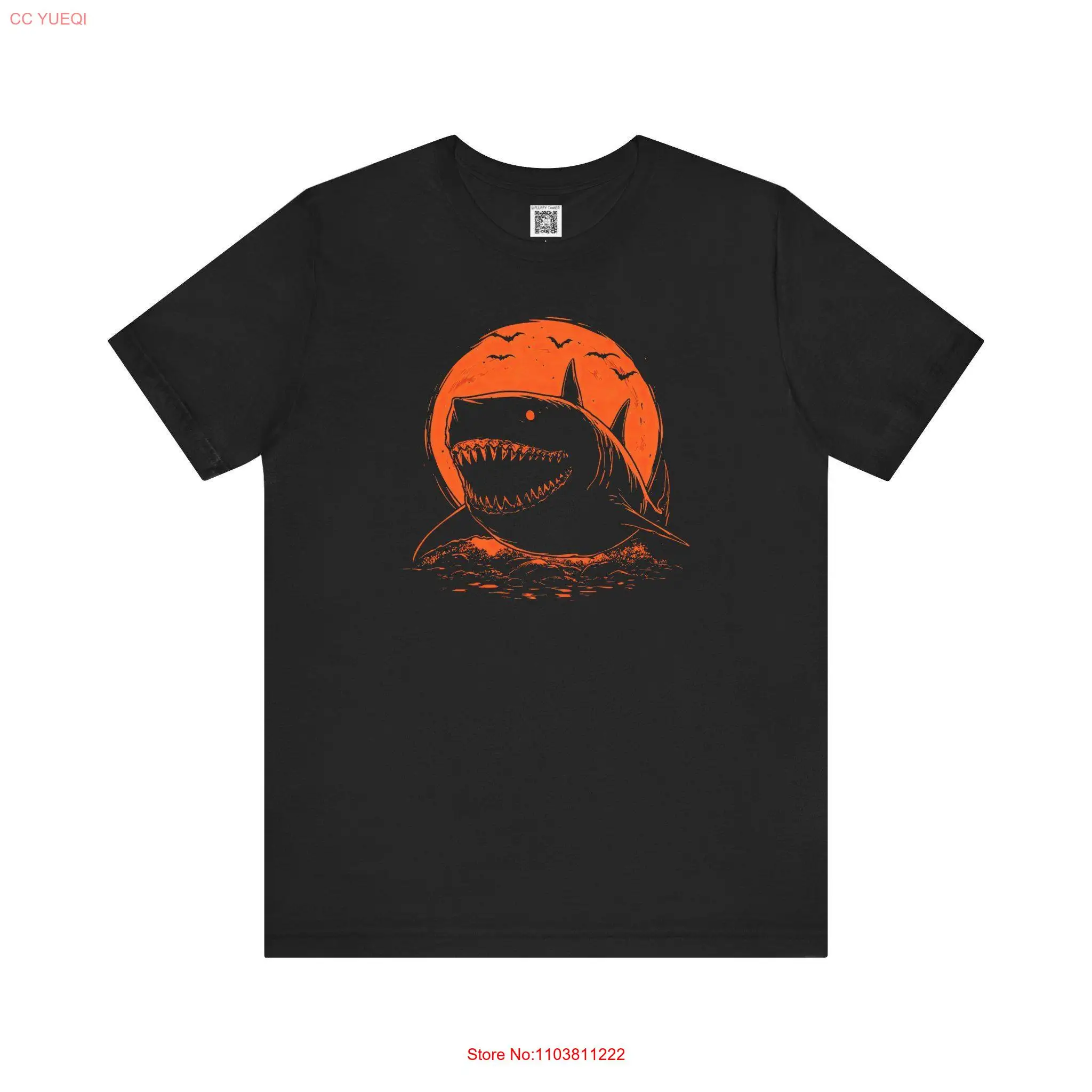 Shark T Shirt long or short sleeves
