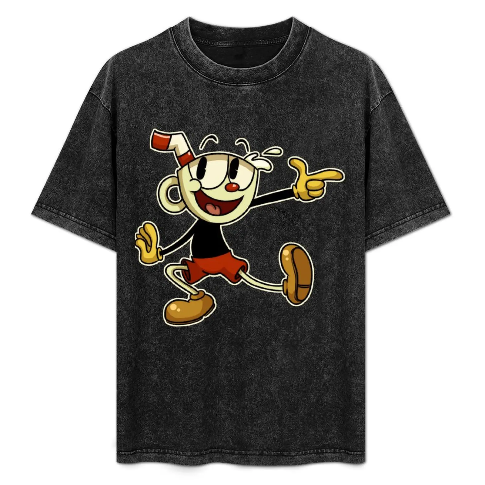Cuphead, Cuphead, Cuphead and mugman, игра Cuphead, карнавал Кальяни, футболка Калья Карнати, мужская футболка с графическим рисунком