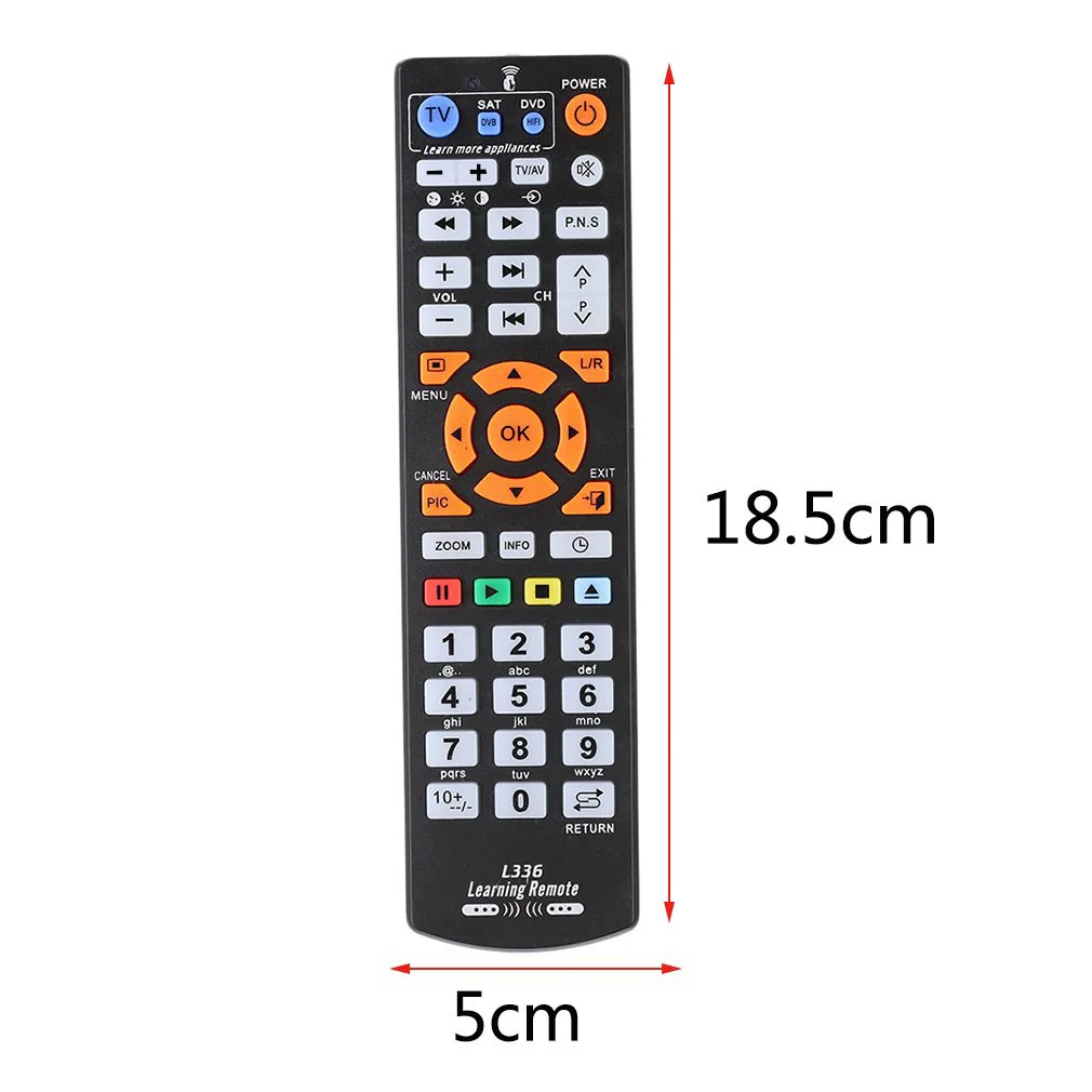 Умный пульт дистанционного управления IR L336 с функцией обучения для TV CBL DVD SAT STB DVB HIFI TV BOX VCR STR-T учебный контроллер (art.: 3920c9e559fb0) - 3920c9e559fb0