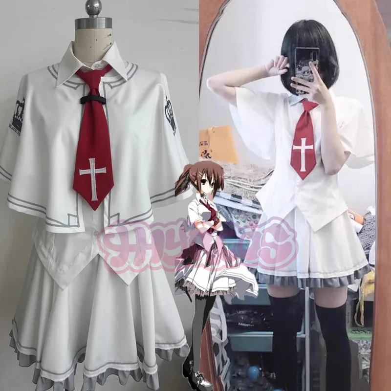 Tsui no Sora Zakuro Takashima Wonderful Everyday Down the Rabbit Hole Косплей Костюм Прекрасная школьная форма JK Парик на Хэллоуин