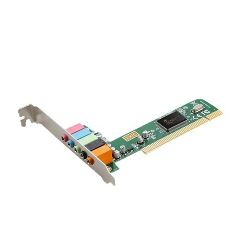 Звуковая карта объемного звука PCI 5.1 Аудиокарта CMI8738 Чип объемного звука 4 канала