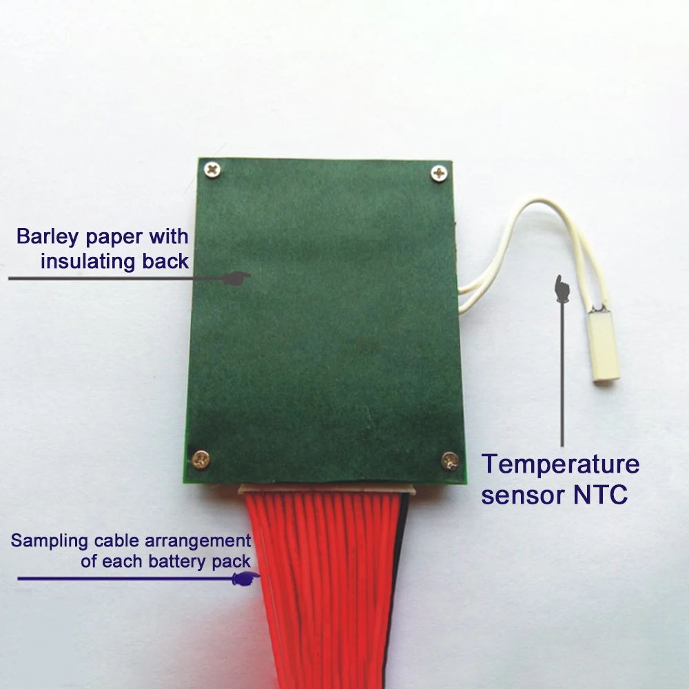 Фото 10S 36V 30A плата заряда литиевой батареи BMS PCB 18650 сбалансированная Защитная плата, стабилизатор литий-ионной батареи для электрического автомобиля №2