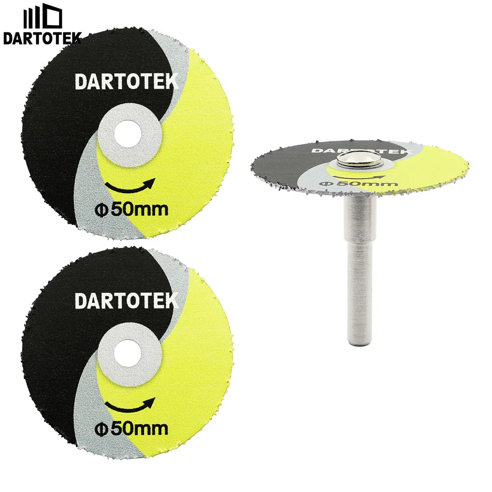 DARTOTEK 1 шт. твердосплавное мини-циркулярное пильное полотно с круглым хвостовиком 22/25/32/35/45/50 мм деревообрабатывающий режущий диск дерево пластик резина