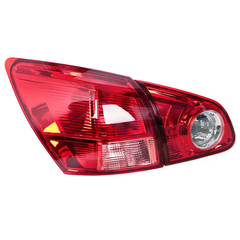 Фото Для Nissan Qashqai 2007 2008 2009 2010, задний фонарь автомобиля, сигнальный стоп-сигнал без лампы внутри и снаружи, задний фонарь №3