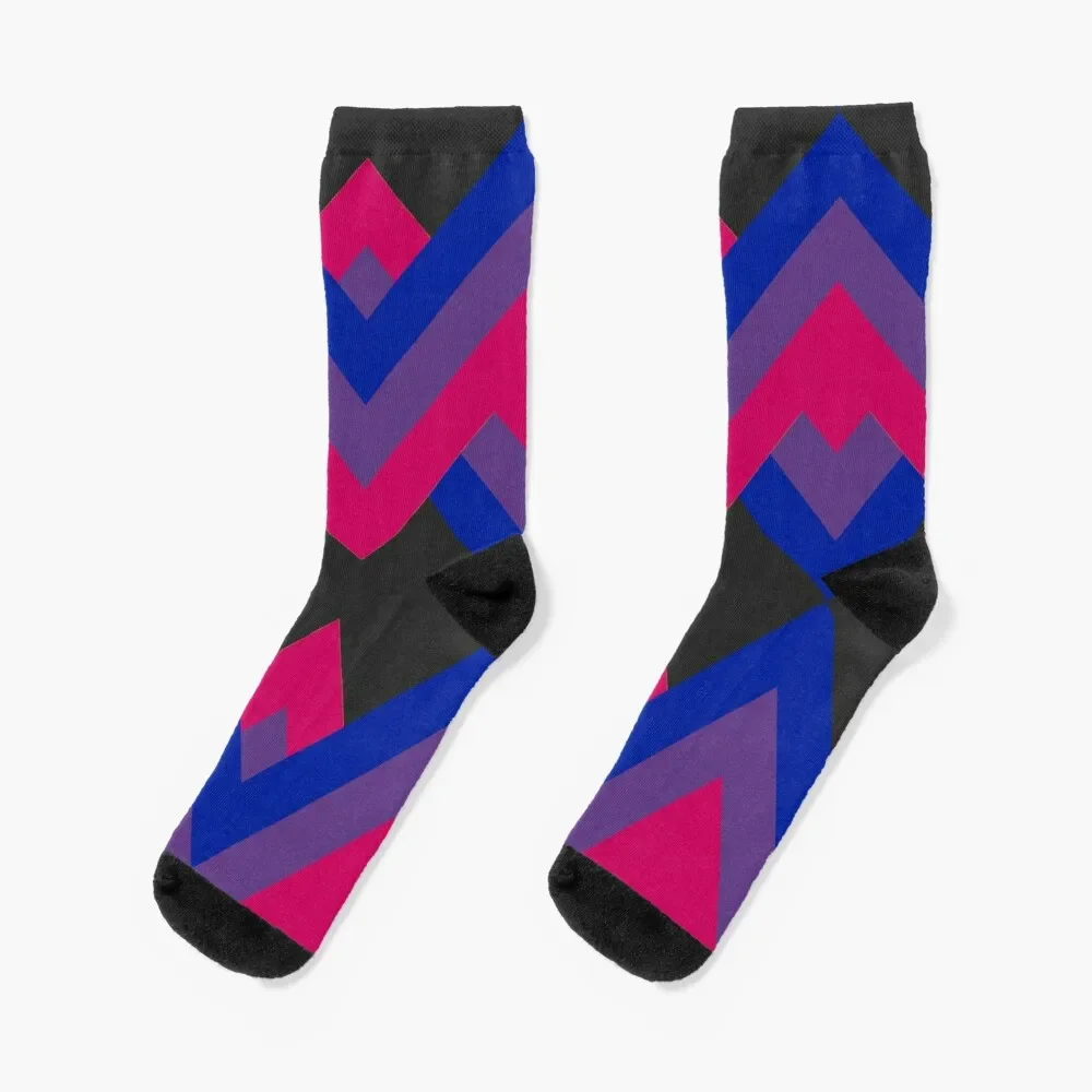 Bi Flag Pride Носки «в елочку» спортивные роскошные женские носки с подогревом для баскетбола и футбола