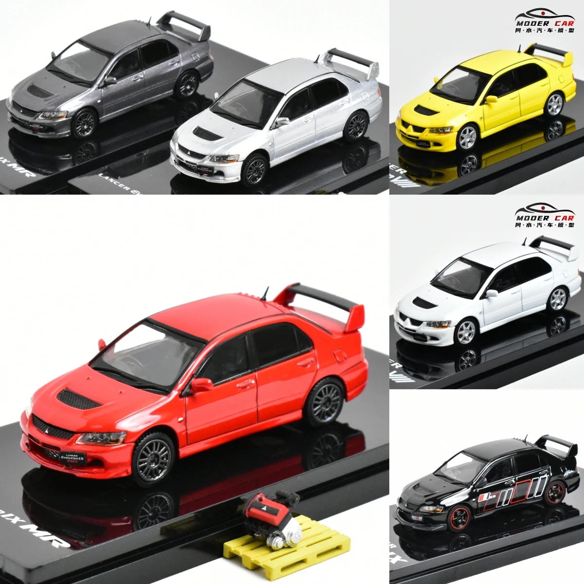 Модель автомобиля из Японии 1:64 Lancer EVO IX 9